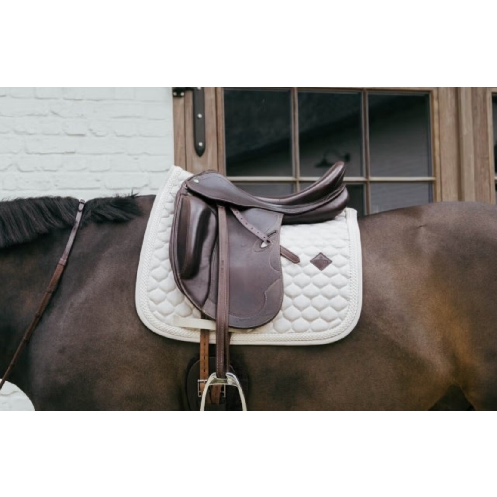 Kentucky Kentucky Zadeldoek met Gevlochten Koord Beige DR