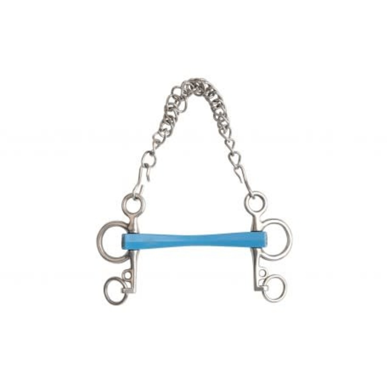 Metalab METALAB "Flexi" pelham bit, ongebroken met korte scharen