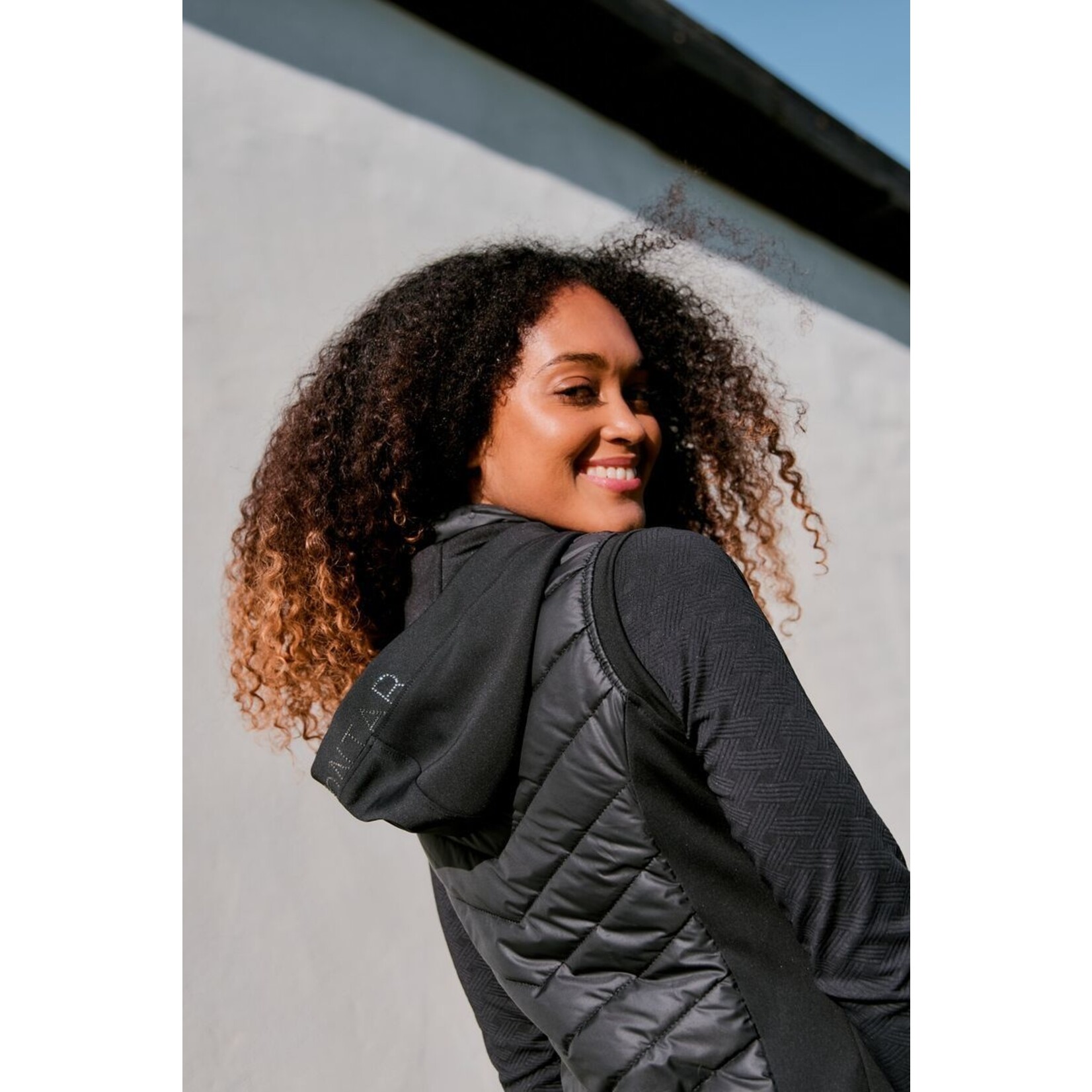 Montar Montar Bodywarmer Crystals Zwart