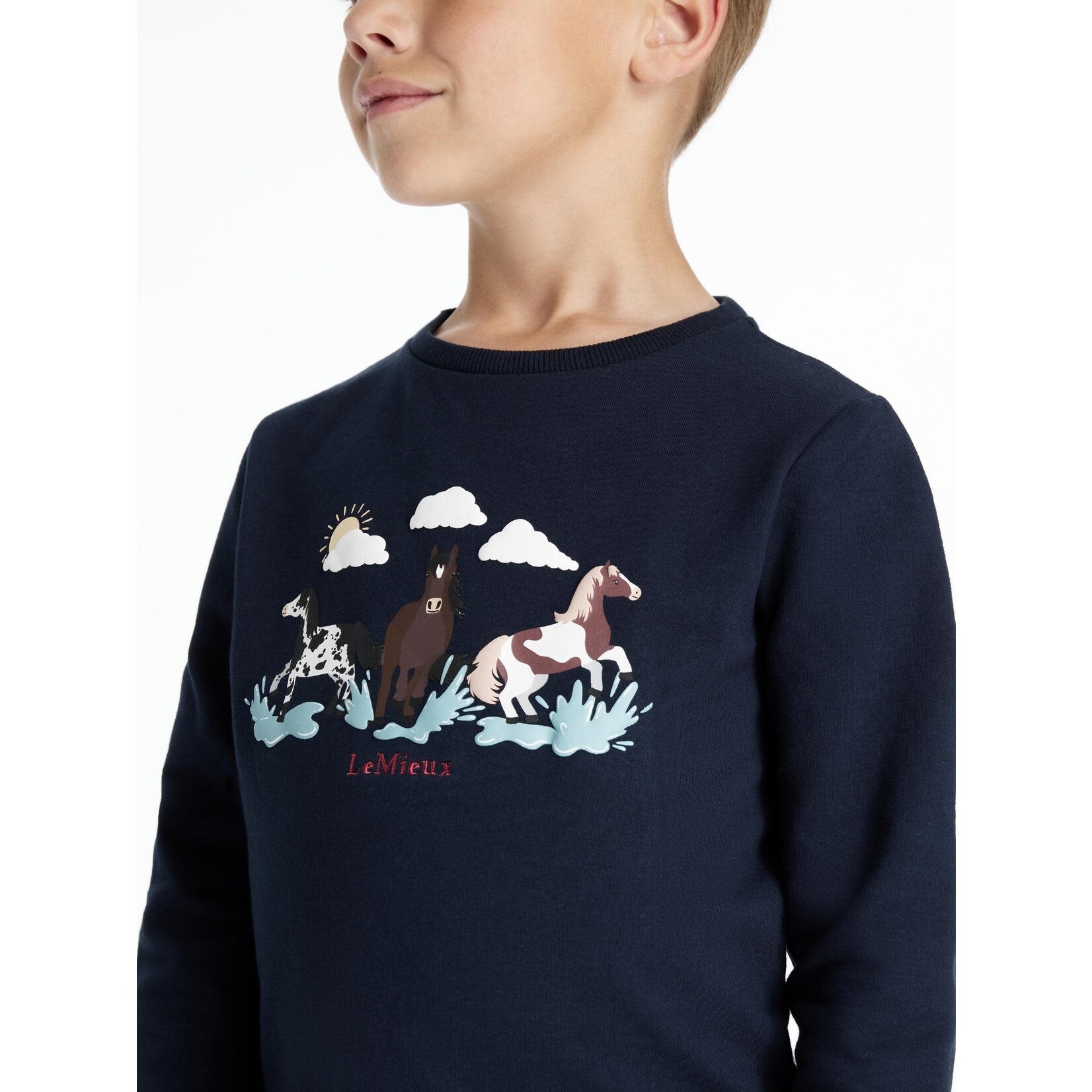 LeMieux LeMieux Trui Mini Poppy Navy