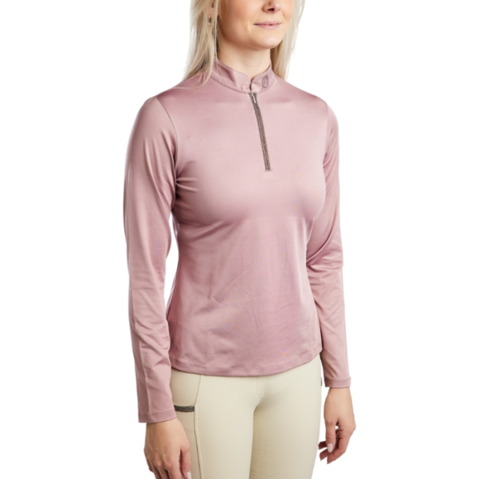 Montar Montar MoGaia Longsleeve Polo Dusty Rose