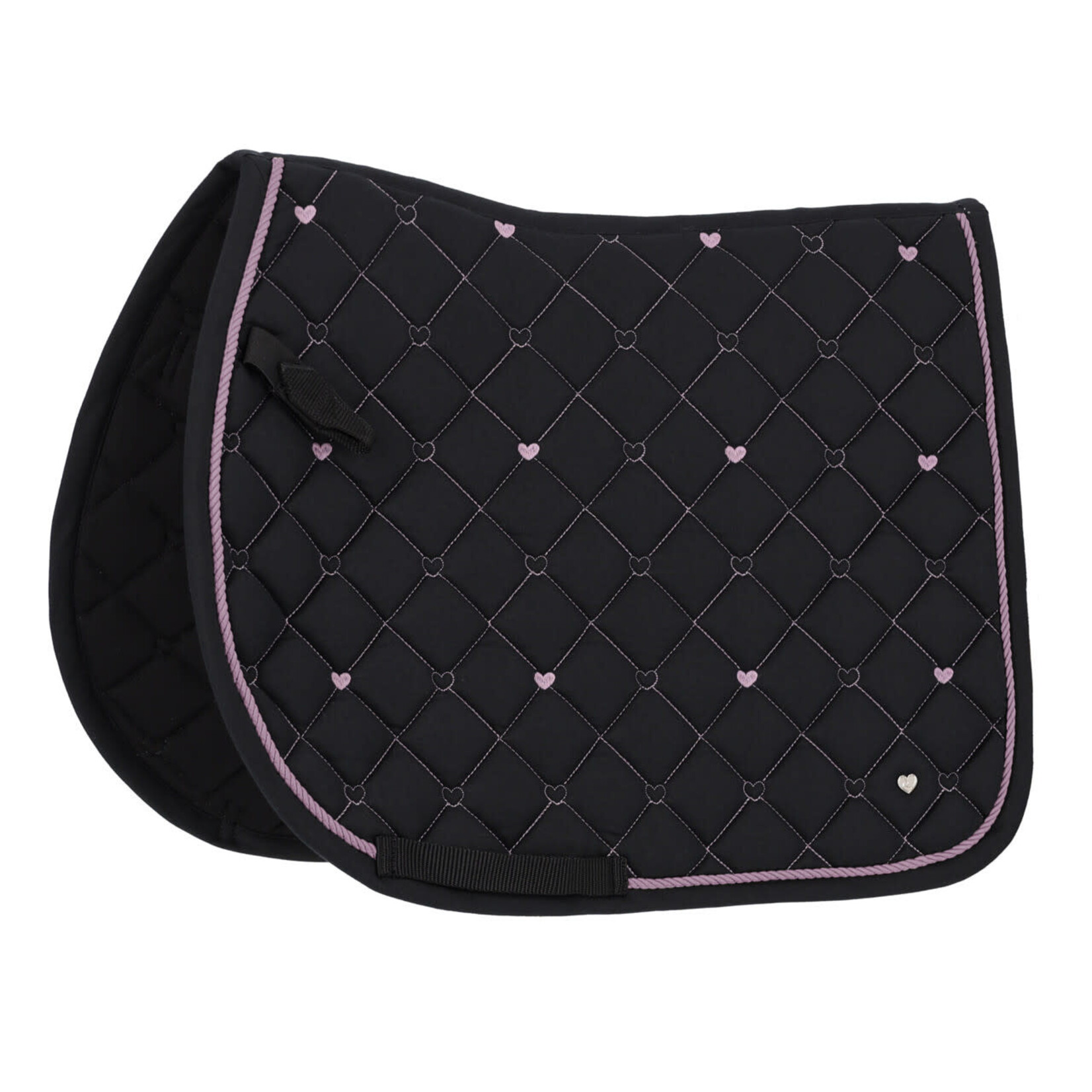 QHP QHP Zadeldoek VZ  Lize Zwart/Violet Pony