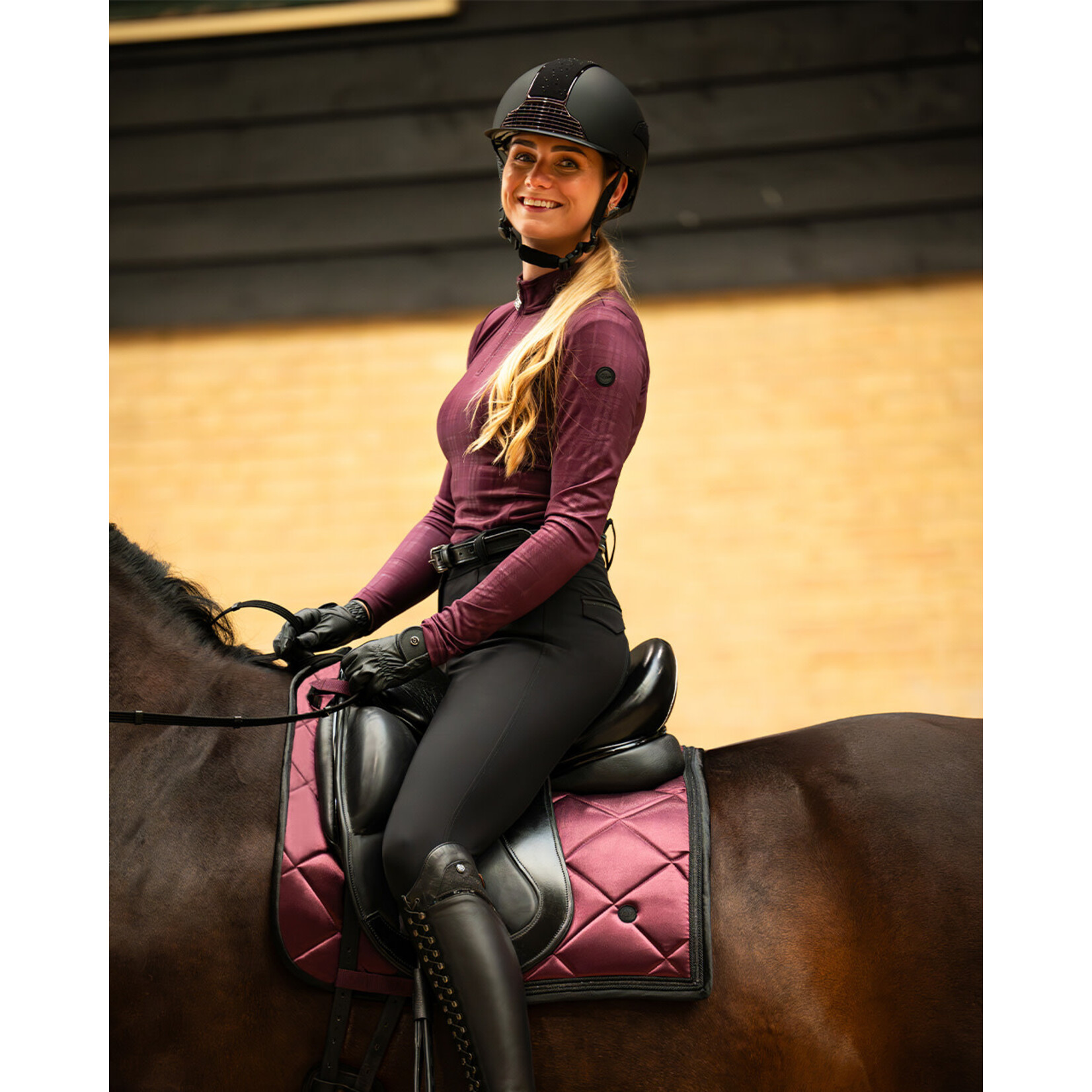 QHP QHP Rijbroek Zahra  Zwart