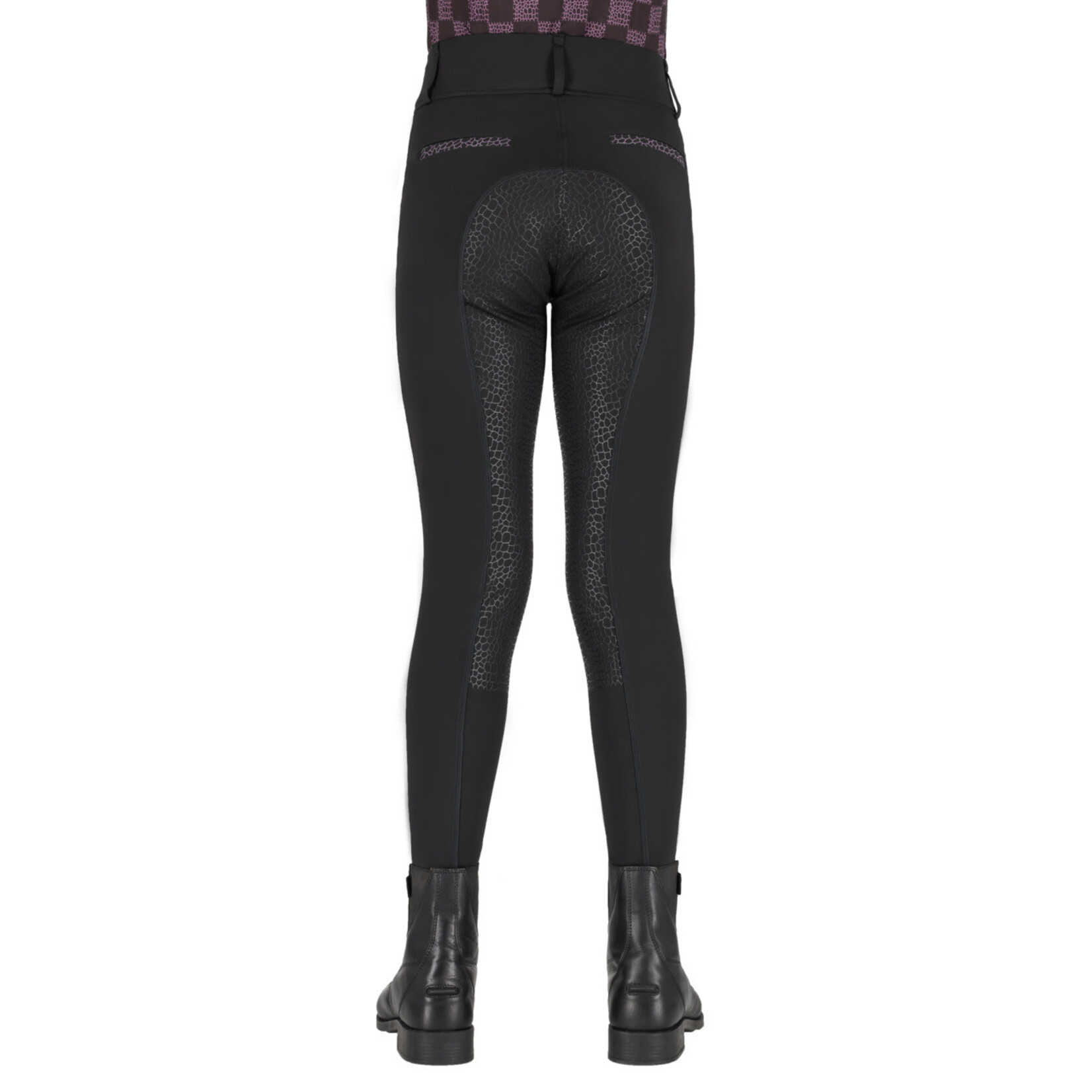 QHP QHP Rijlegging Junior  Lize Zwart/Violet