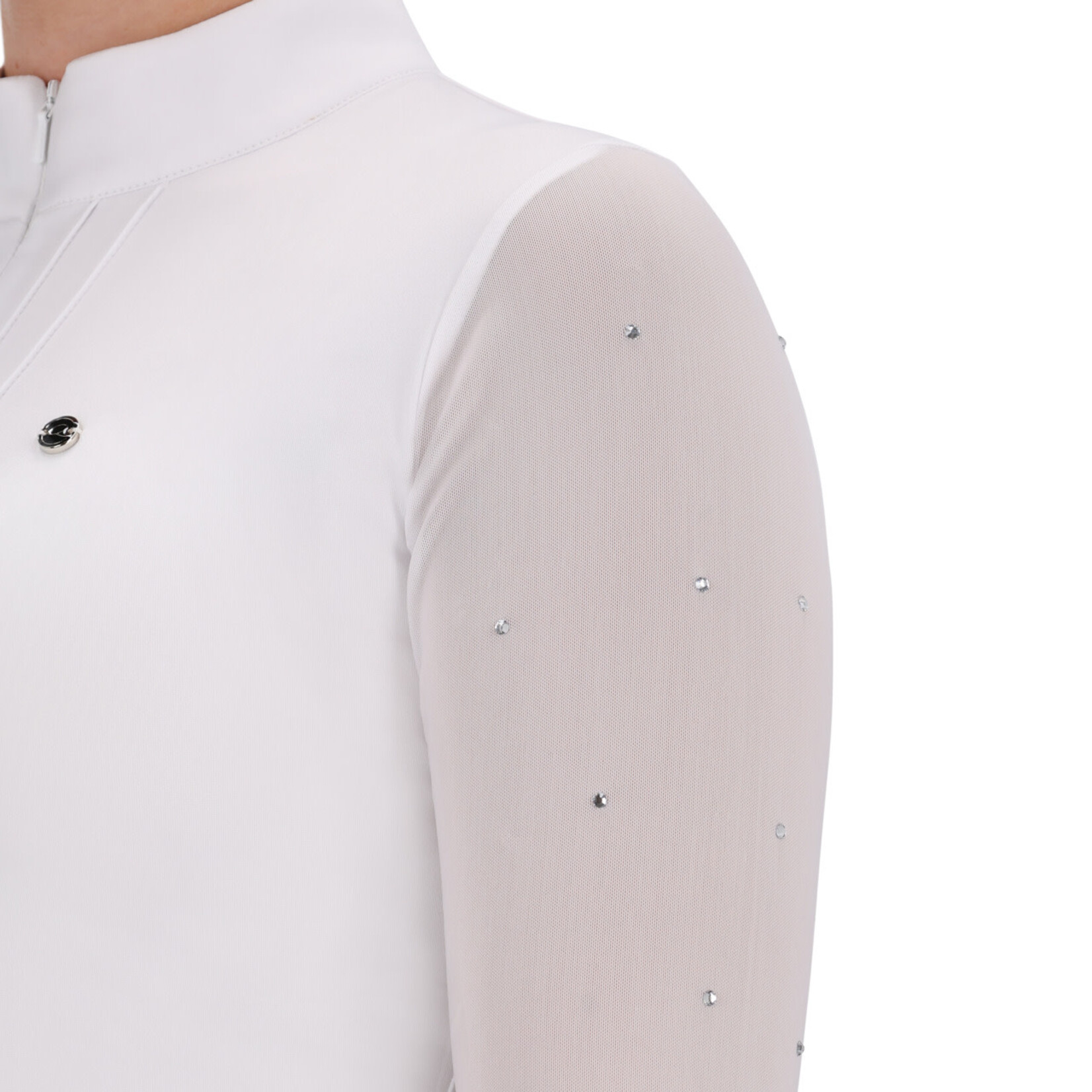 QHP QHP Wedstrijd Shirt Sennah Wit
