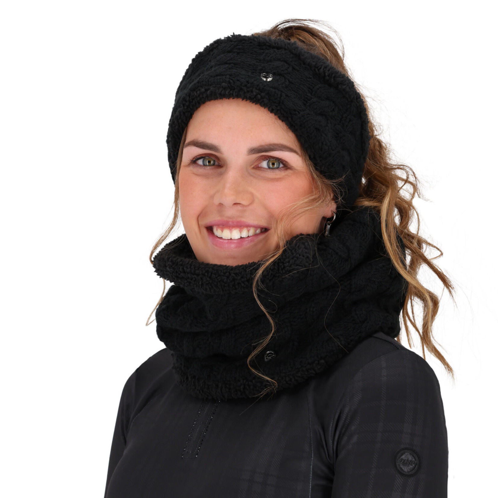 QHP QHP Nekwarmer Zahra Zwart