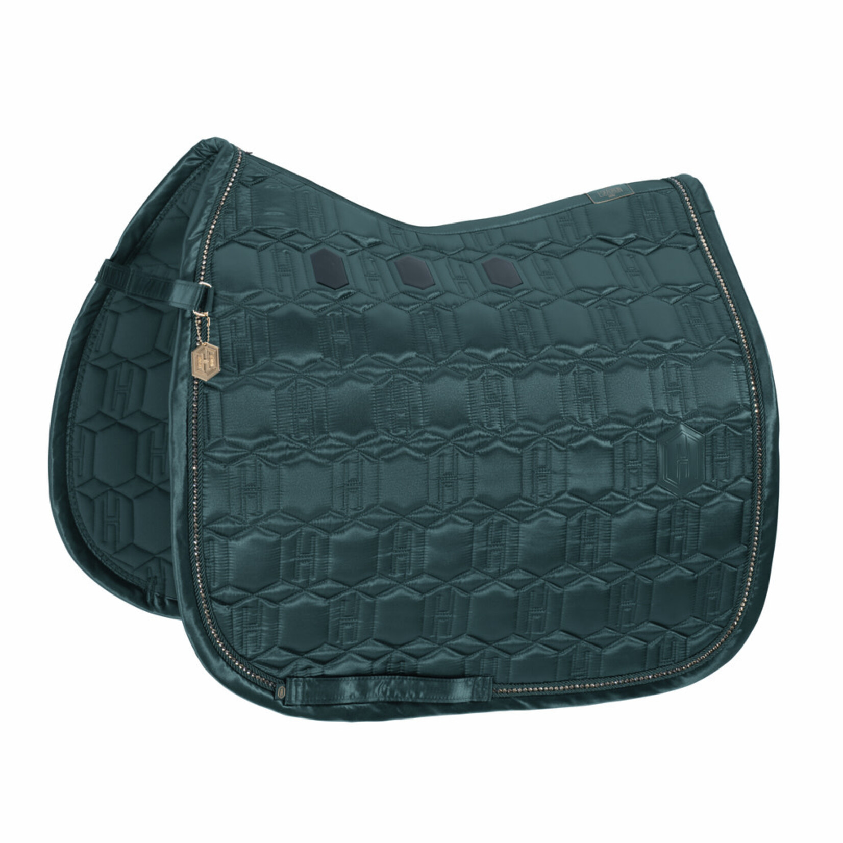 Eskadron Eskadron Zadeldek Satin Crystal Vintage Green