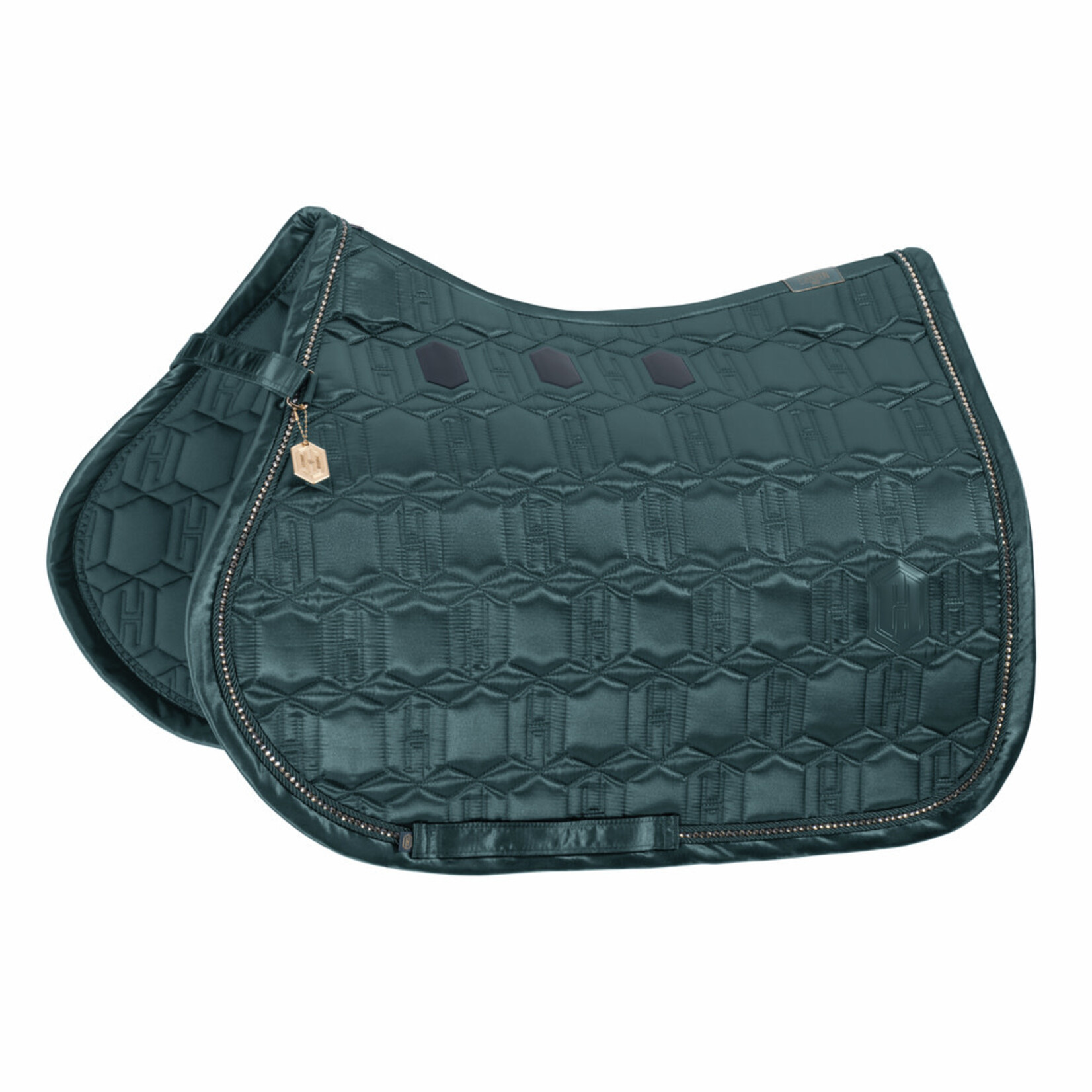 Eskadron Eskadron Zadeldek Satin Crystal Vintage Green