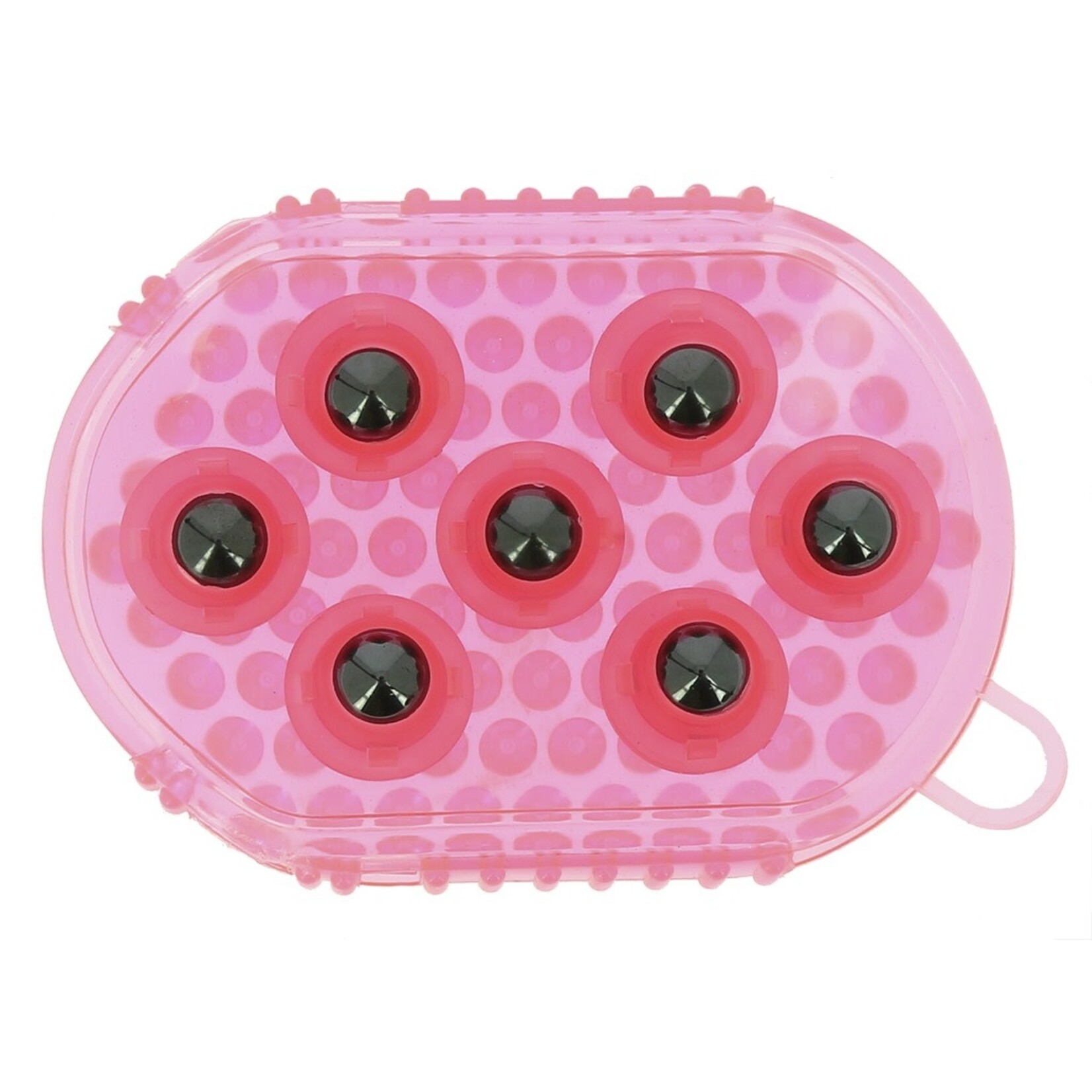 Hippotonic Hippotonic Tweezijdige Ros- en massage borstel Roze