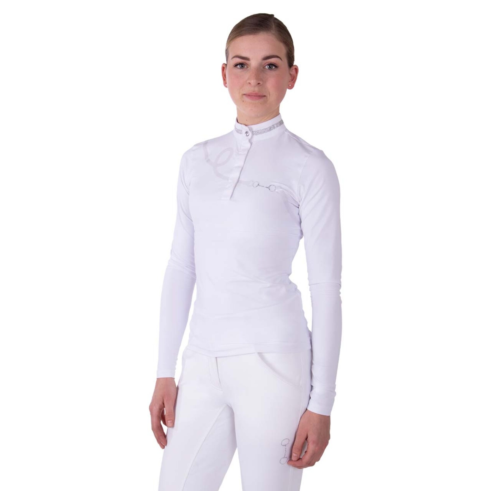 QHP QHP Wedstrijdshirt Fenna Wit