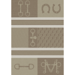 Belpo Belpo Cavalière Plaid  Beige/White 100% Wol