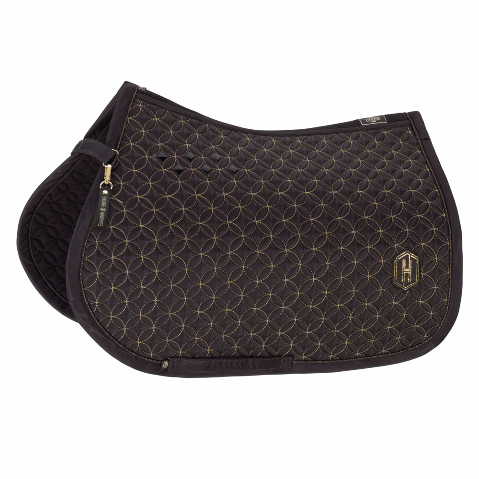 Eskadron Eskadron Heritage Zadeldoek Highgloss Contrast Black Truffle