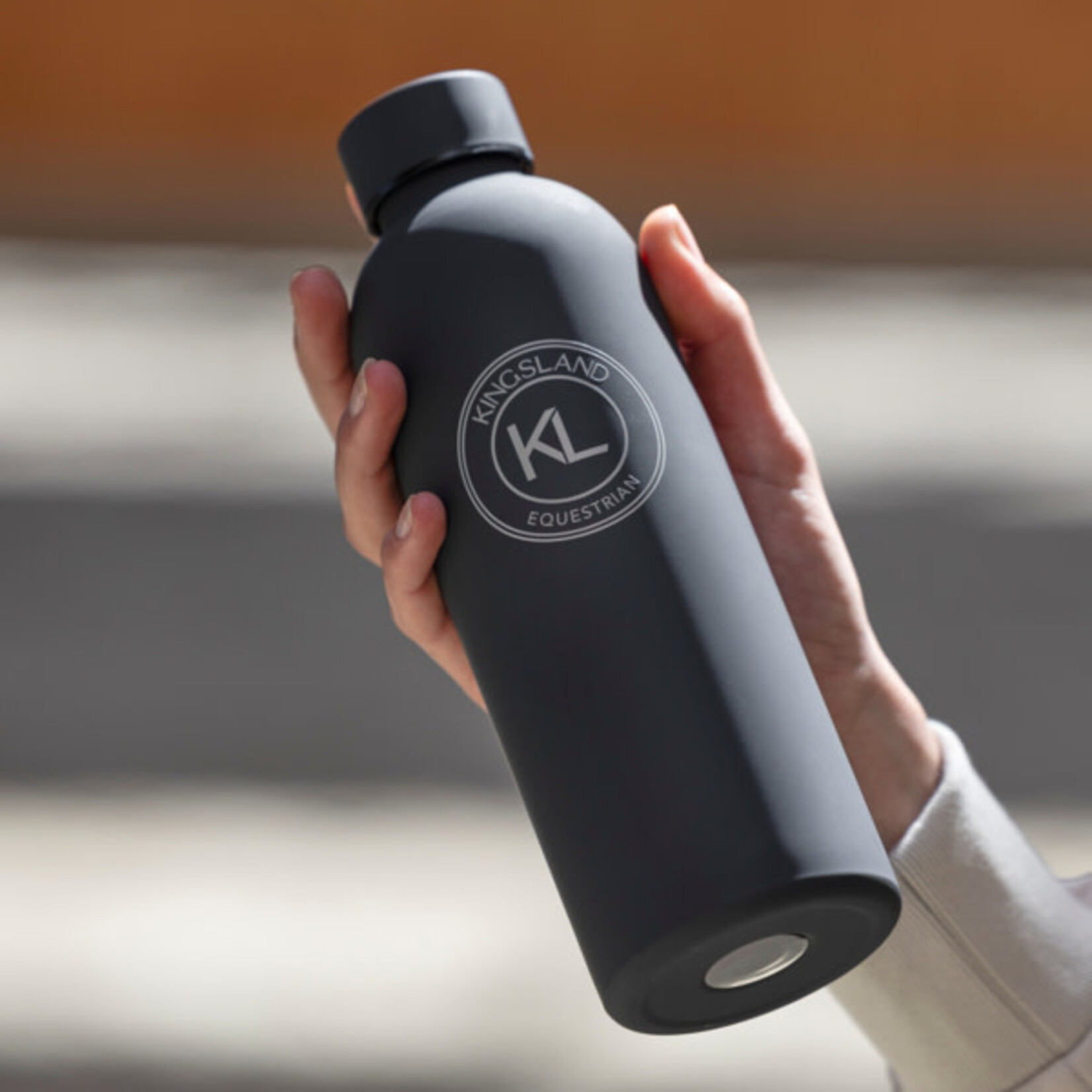 Kingsland KL Leroy Waterfles Navy Stainless Steel