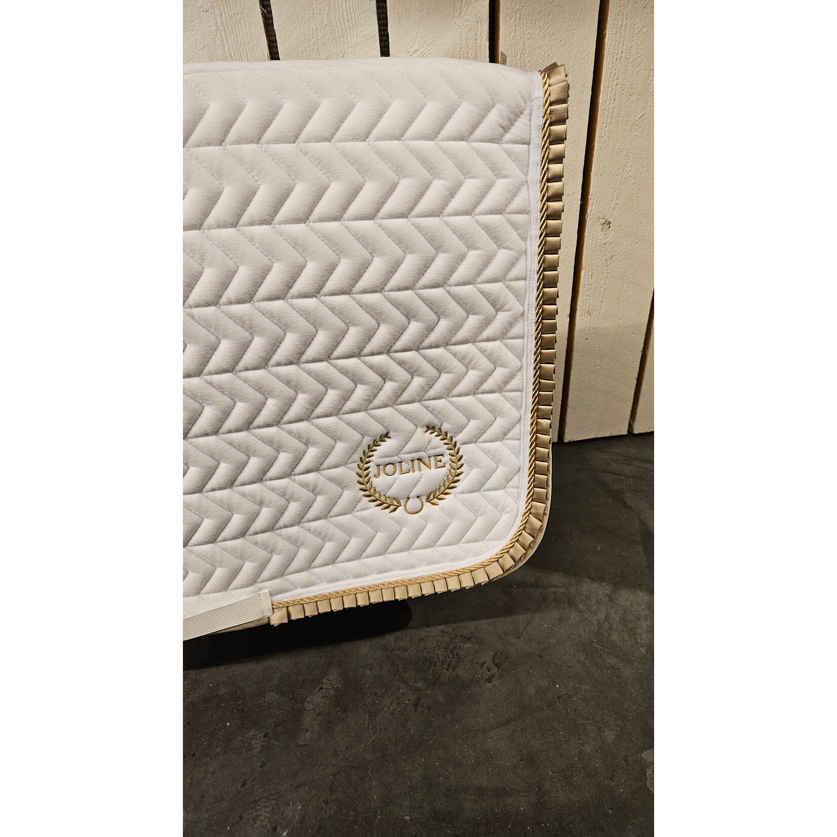 2de Hands 155-120 Joline Zadeldoek Wit Big Pony