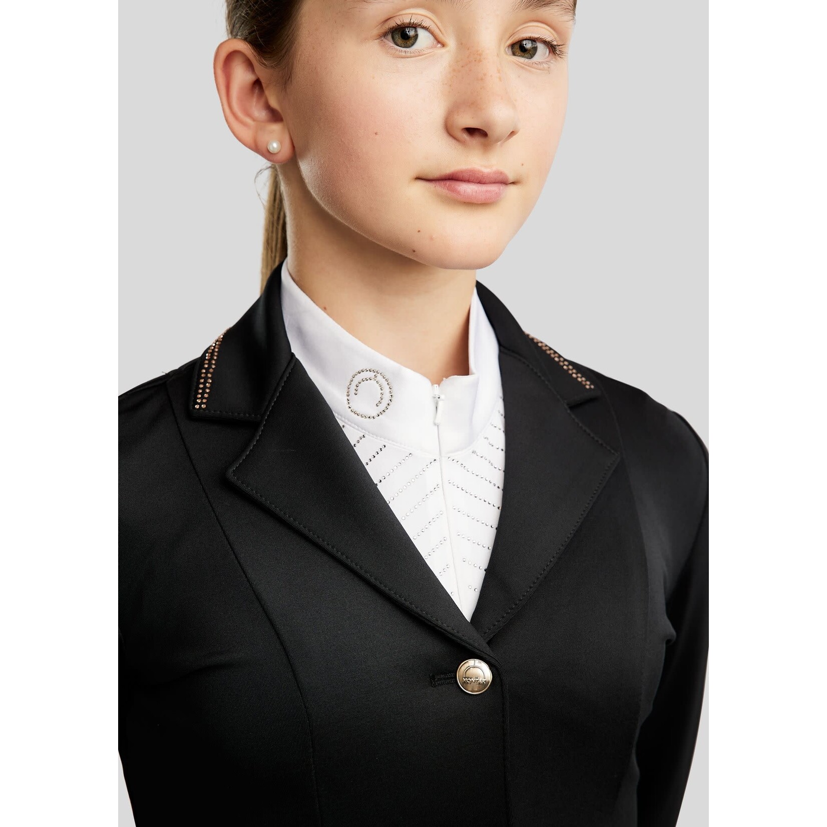 Montar Montar Wedstrijdjas Everlisa Zwart/Champ. Crystals