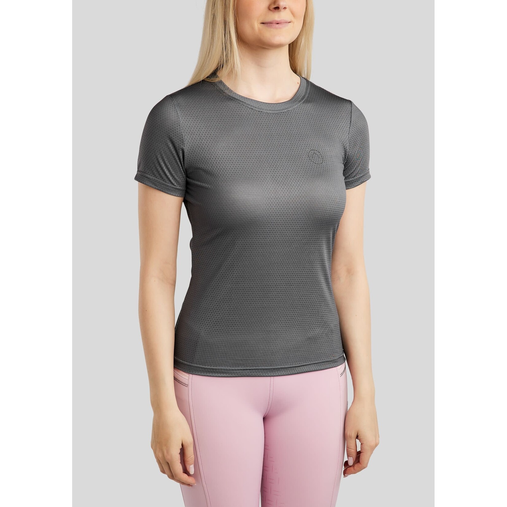 Montar Montar T-Shirt Grace Mesh Grey