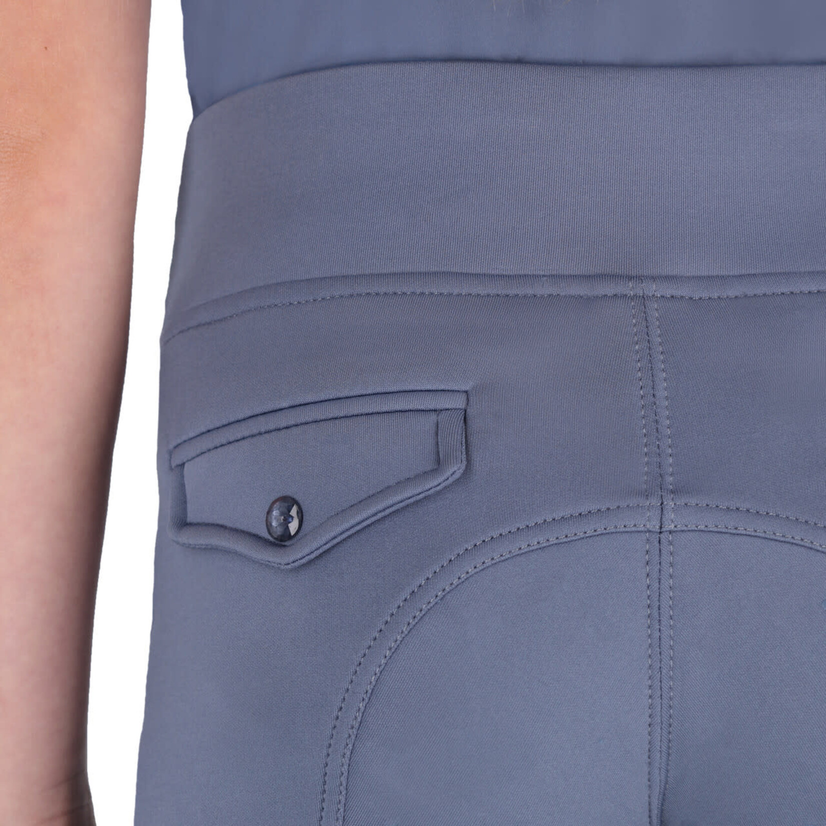 QHP QHP Rijlegging Aubree Junior Been Grip Misty Blue