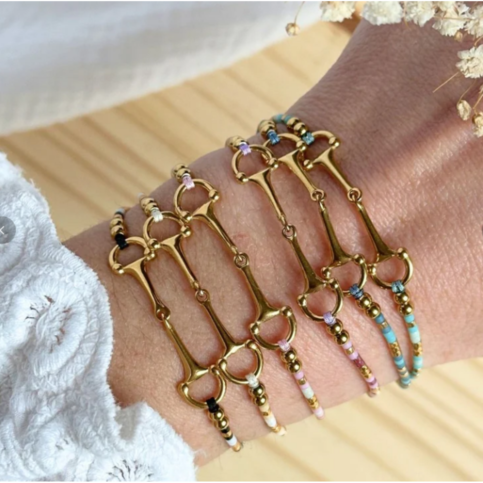 Equestrian Shop Equestrian Shop Armband Sunny Goud