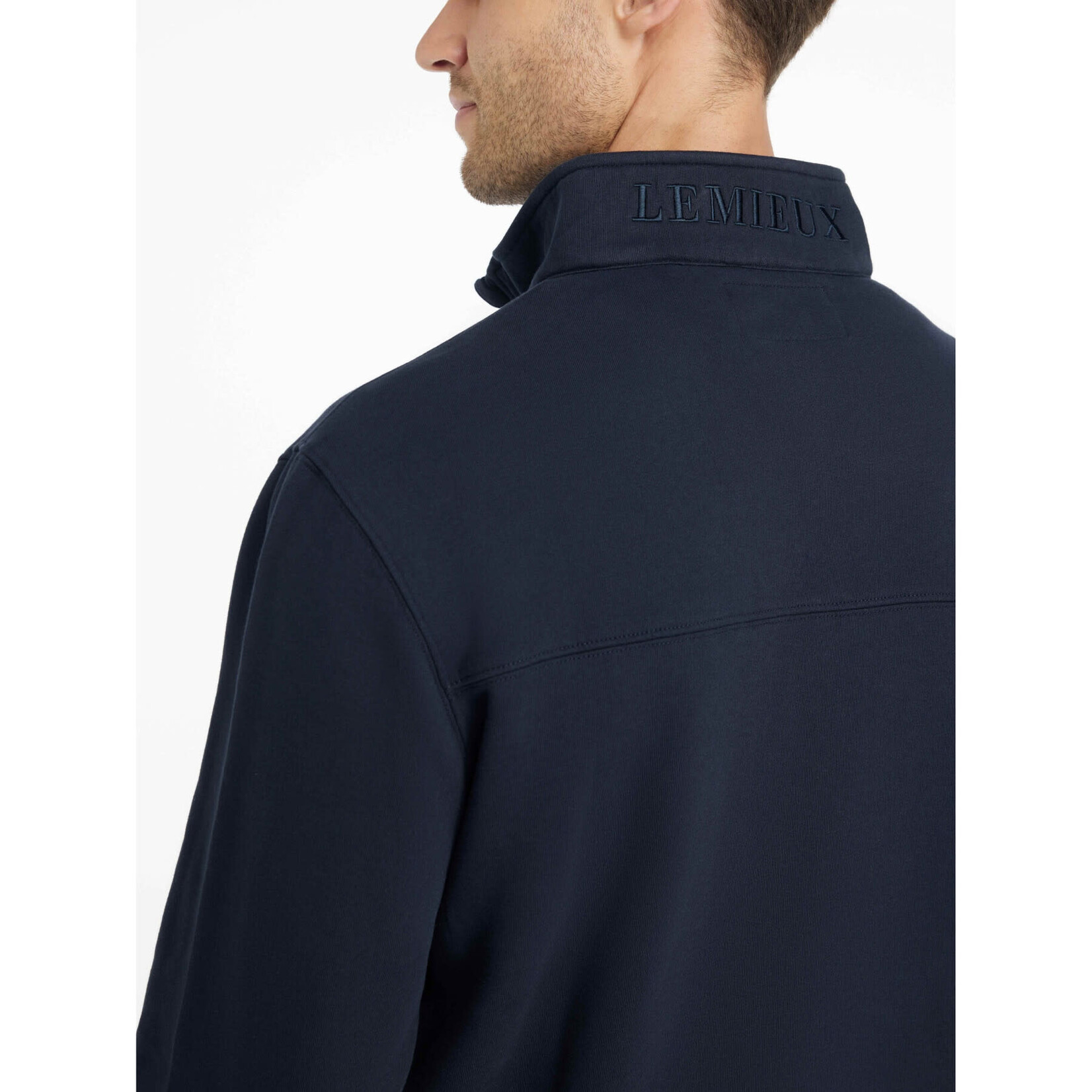 LeMieux Lemieux Heren sweater met kwart rits Navy