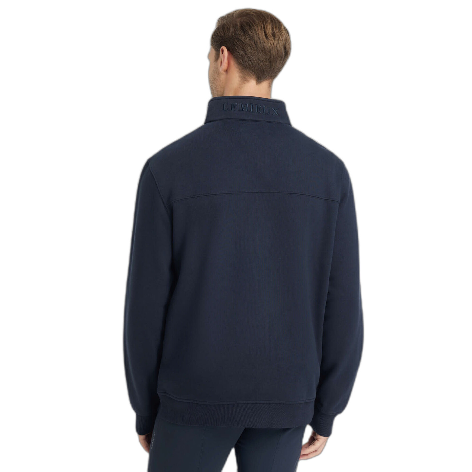 LeMieux Lemieux Heren sweater met kwart rits Navy