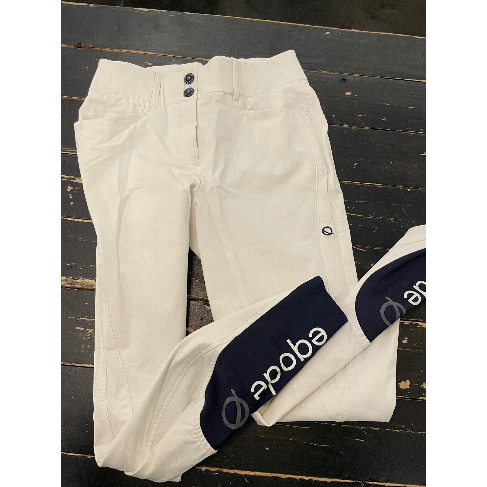 2de Hands 191-10 Wedstrijd Rijbroek Wit Eqode 42