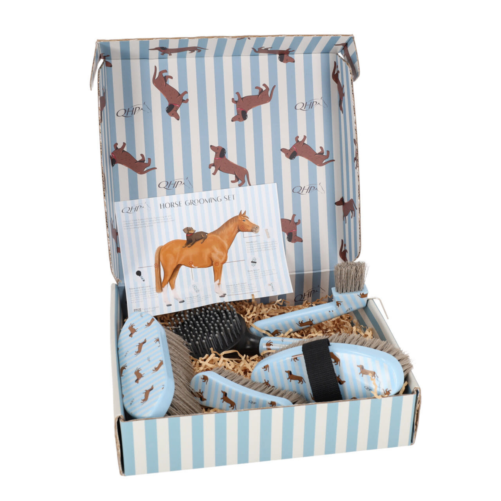 QHP QHP Borstelset Stable Buddy Dachshund