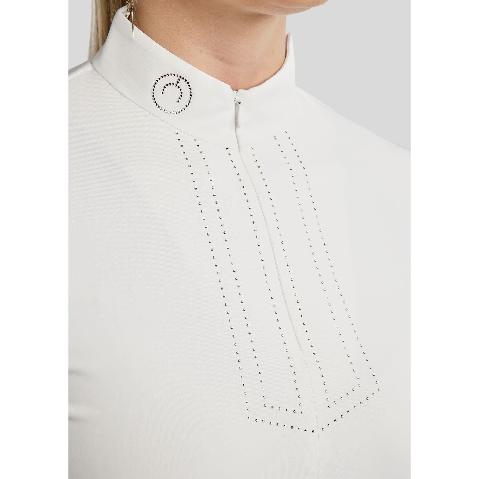 Montar Montar MoVioletta Wedstrijdshirt Wit