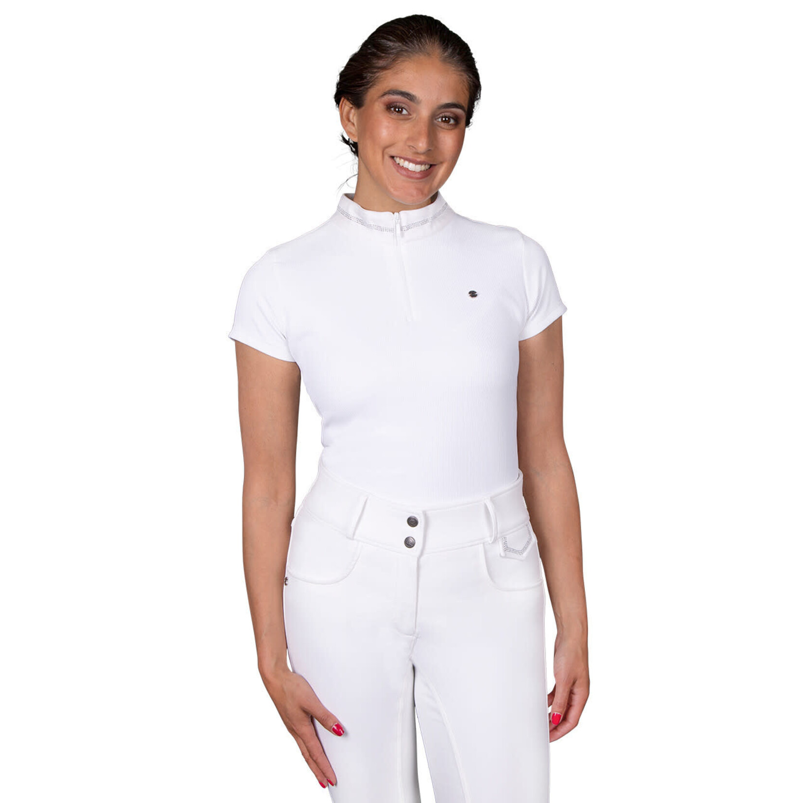 QHP QHP Wedstrijdshirt Djune Wit