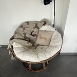 Belpo Bepo Teckel Plaid Beige/Coffee 100% Wol