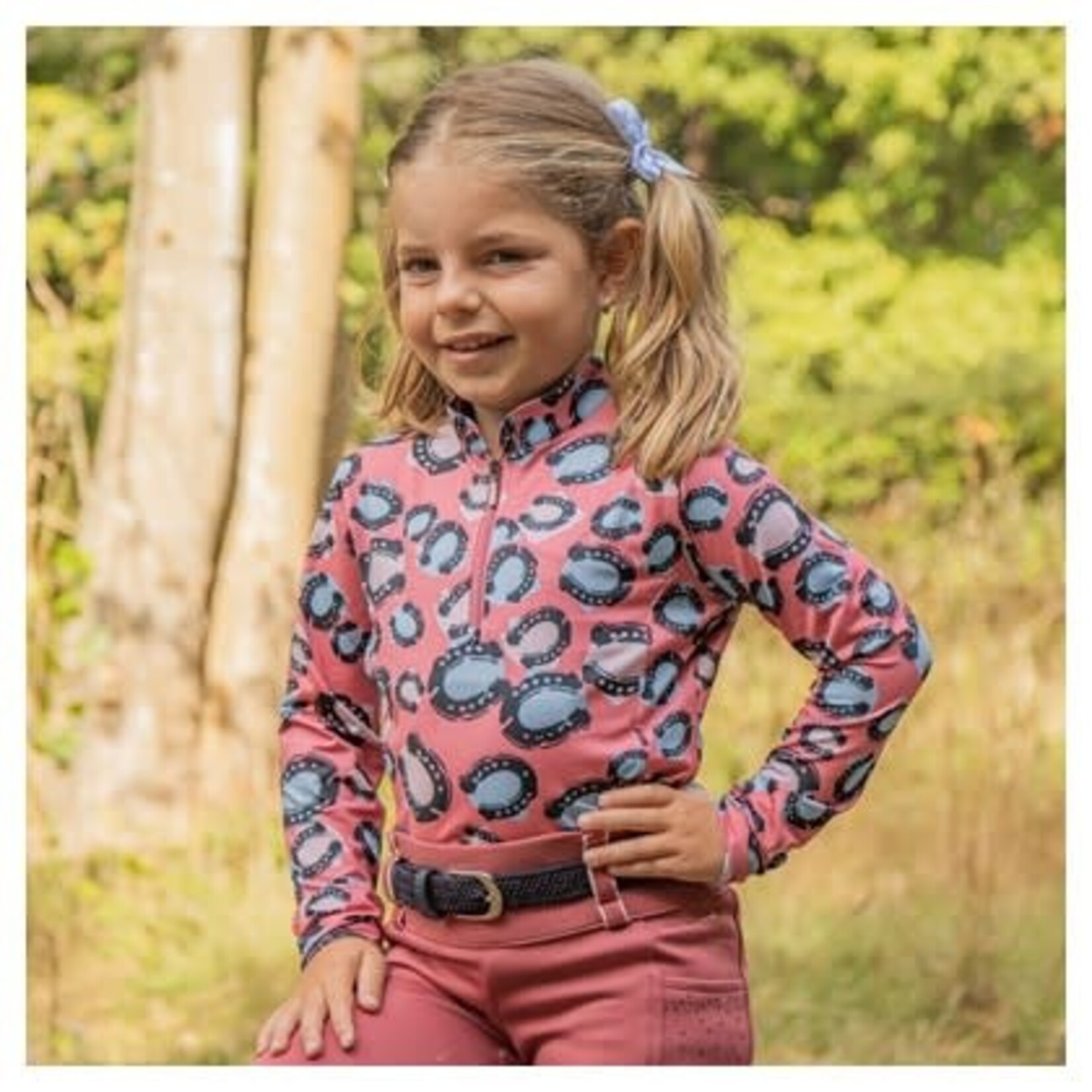Harry's Horse Harry's Horse Shirt Diva Mauvewood Hoefijzer