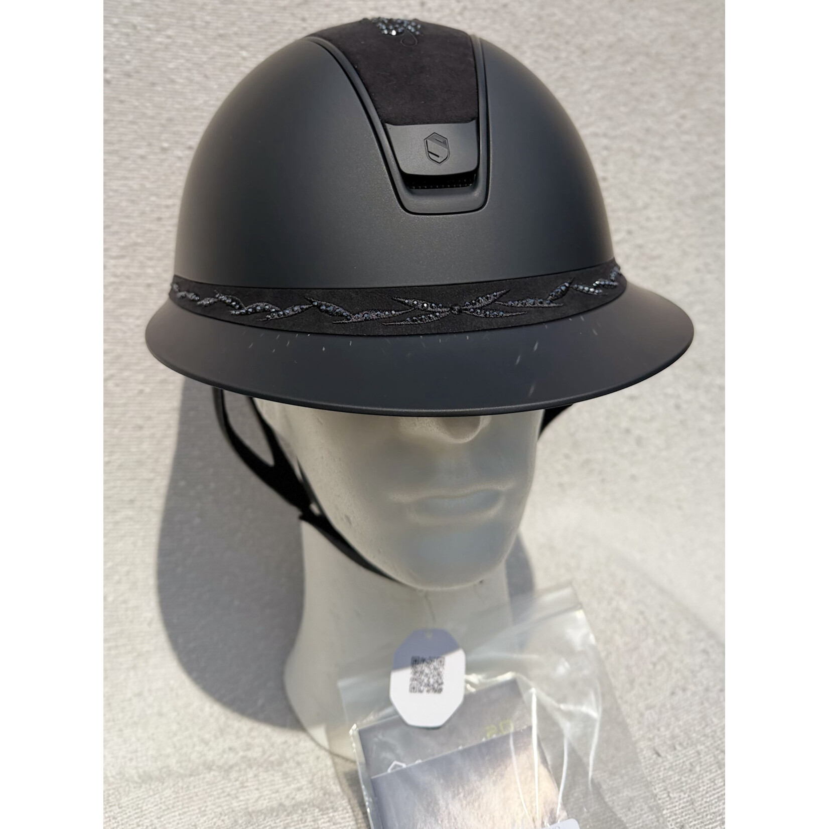 Samshield Samshield Miss 2.0 Matt Black Top/Band Flower Crystal