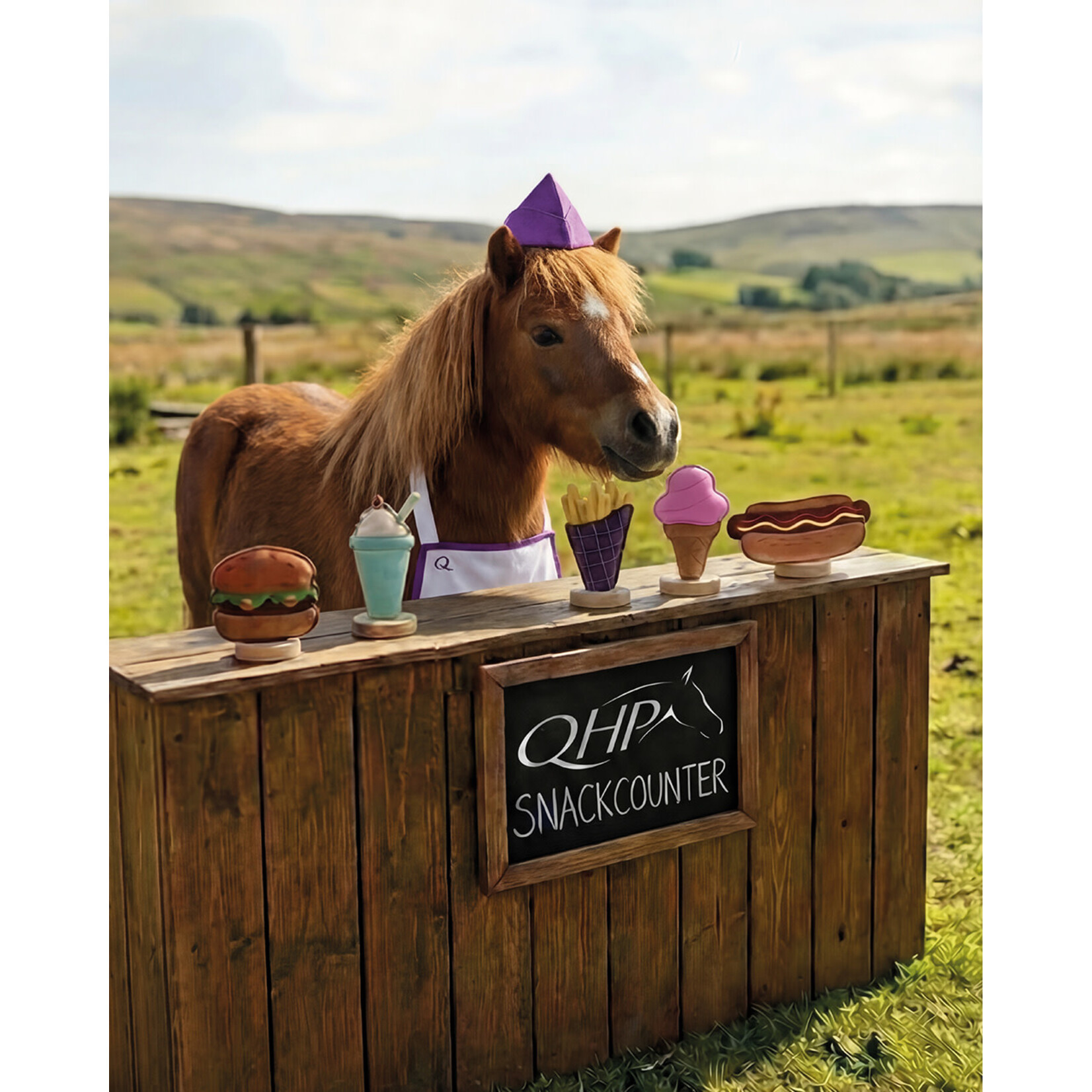 QHP QHP Snackcounter Paardenspeelgoed
