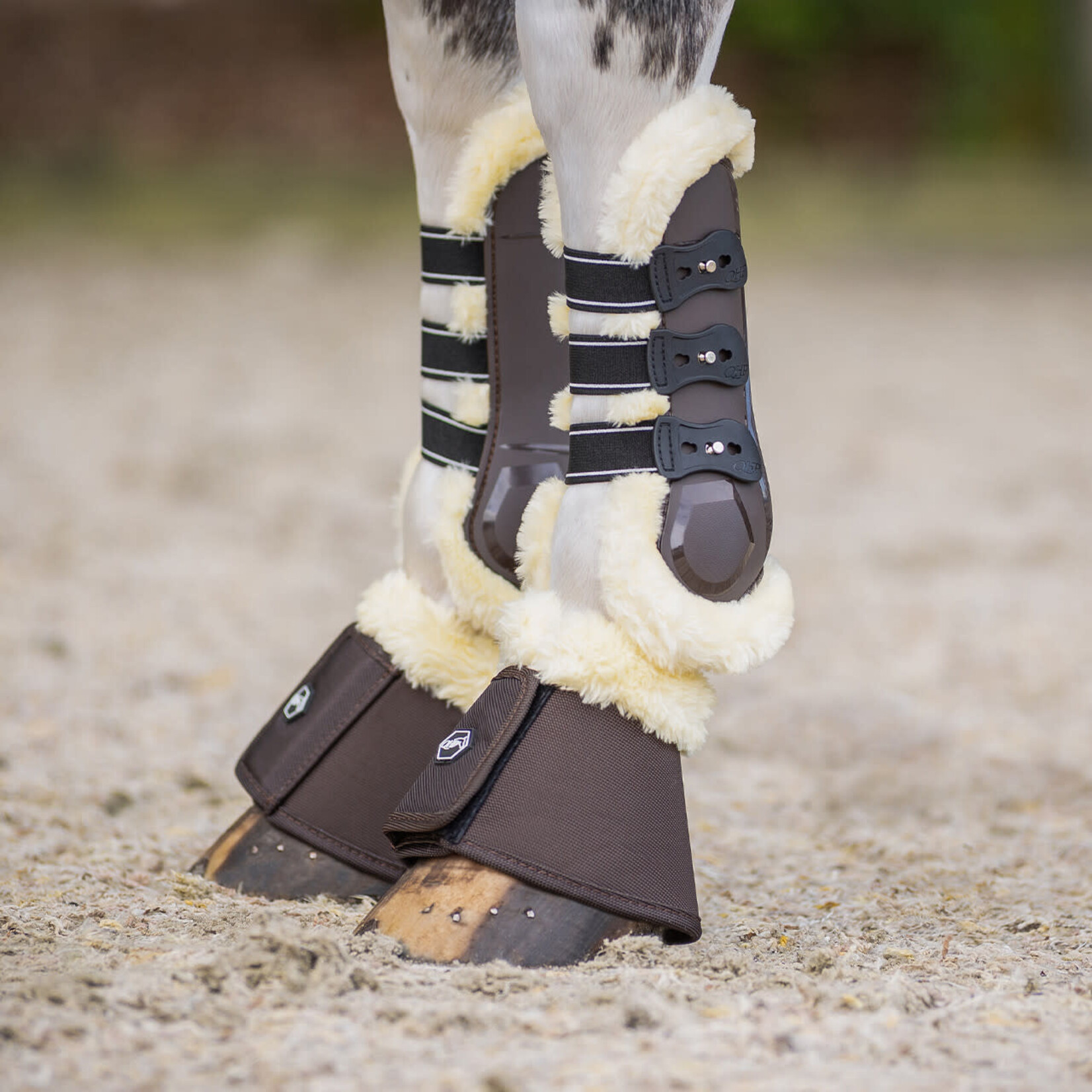 QHP QHP Springschoenen Ontario Bont Zwart