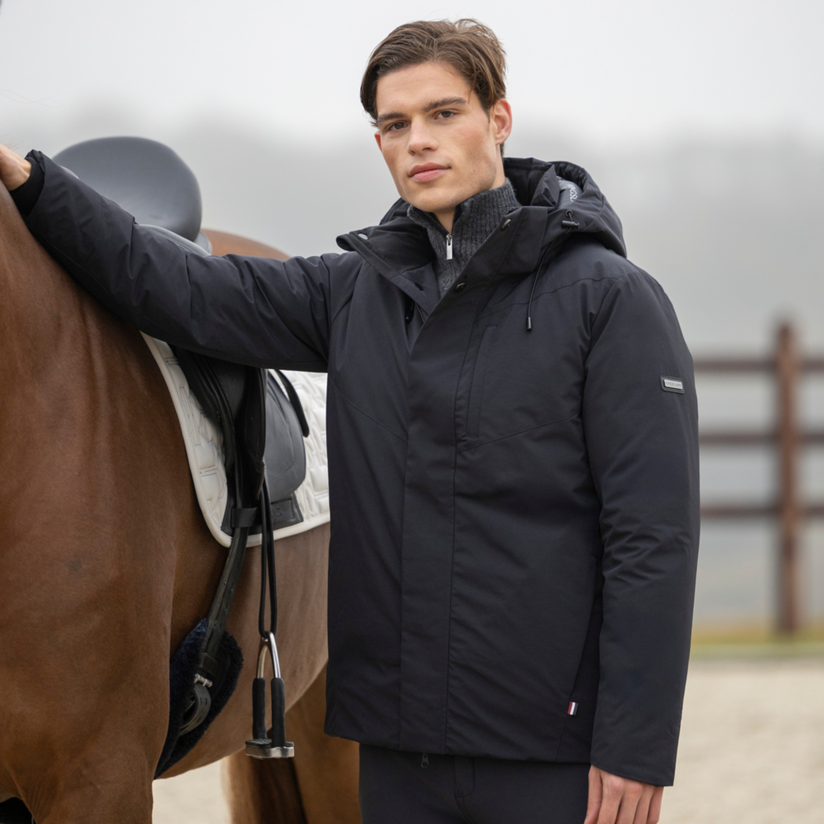 Kingsland Kingsland Aron Gewatteerde Parka Zwart