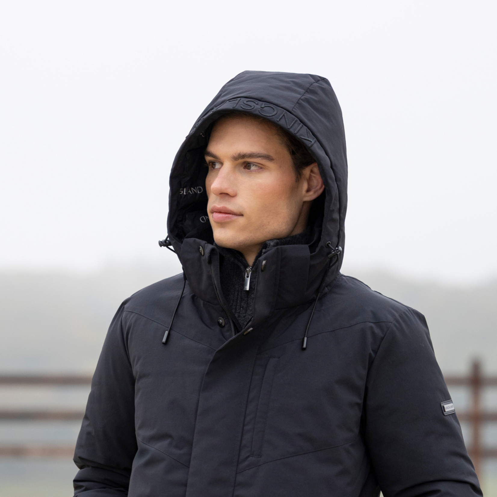 Kingsland Kingsland Aron Gewatteerde Parka Zwart