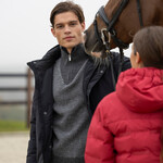 Kingsland Kingsland Andrew Herentrui met halve rits Dark Grey