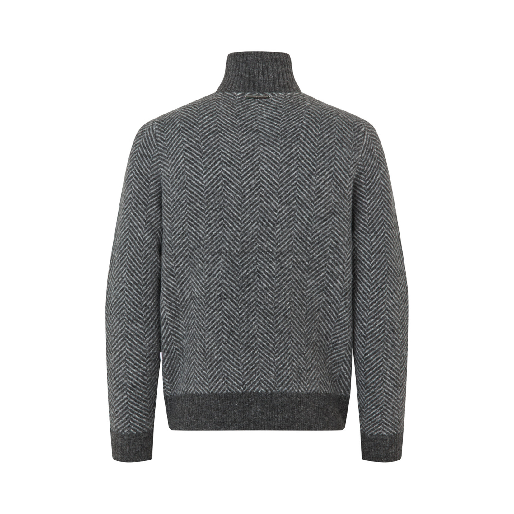 Kingsland Kingsland Andrew Herentrui met halve rits Dark Grey