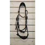 2dehands 164-025 Hoofdstel Lage Neusriem Zwart Cob