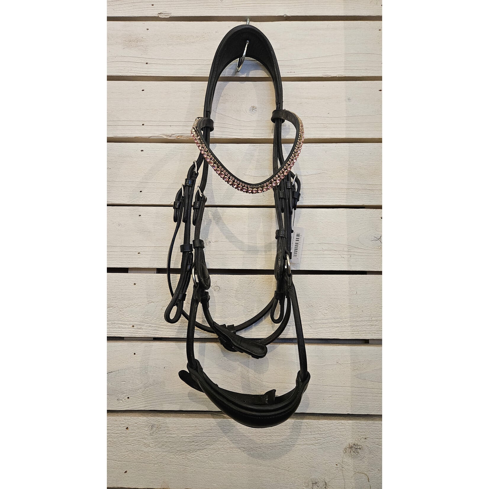 2dehands 164-025 Hoofdstel Lage Neusriem Zwart Cob