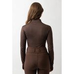 BR BR Zip-up Pull Lieke Dames Choco Martini