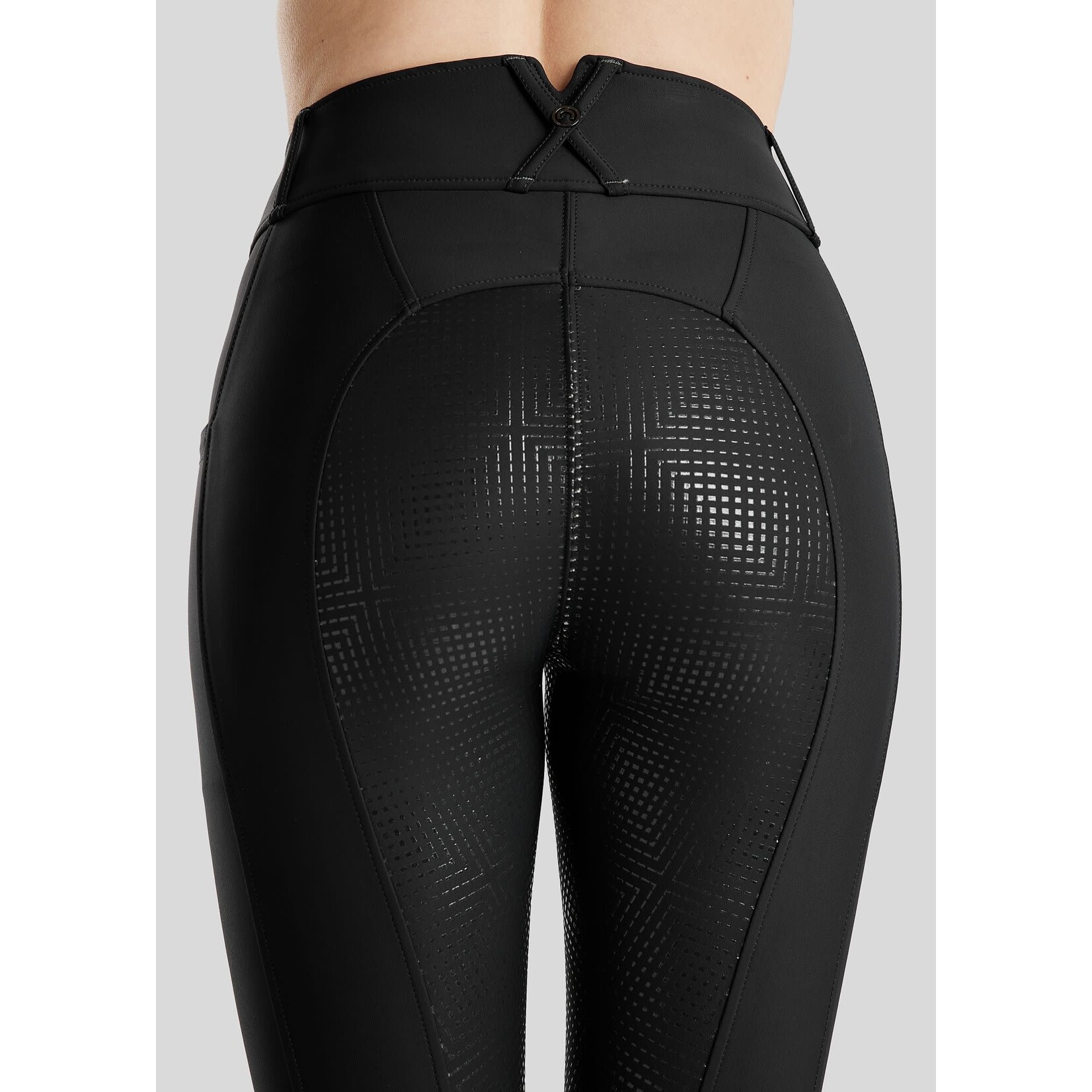 Montar Montar Rijbroek Mozida Gun Metal Crystals Black