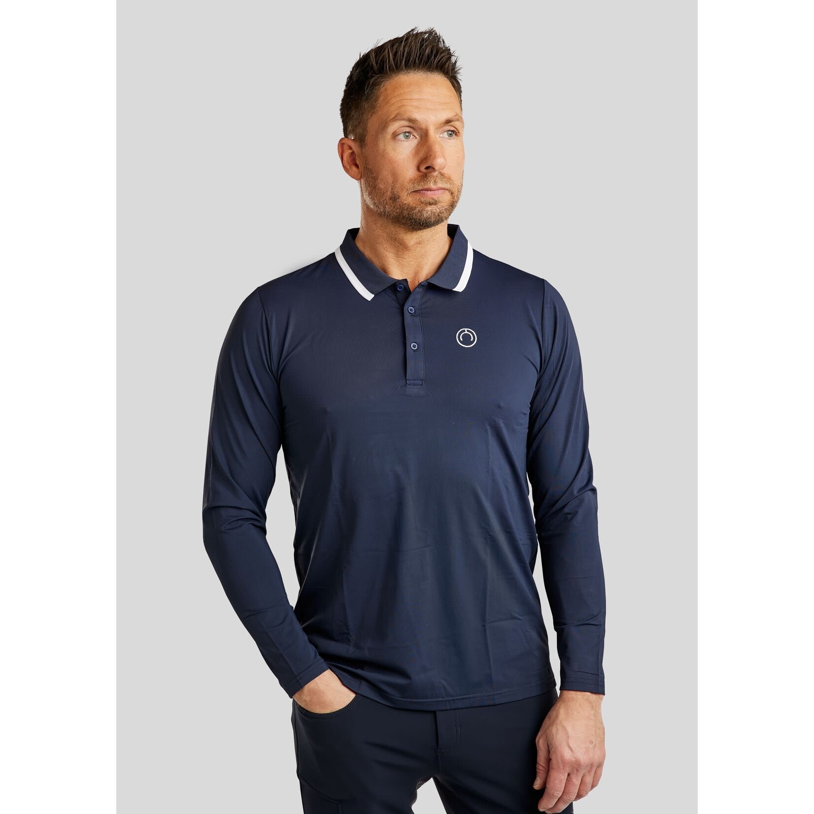 Montar Montar MoDrake Shirt met Lange Mouw Navy