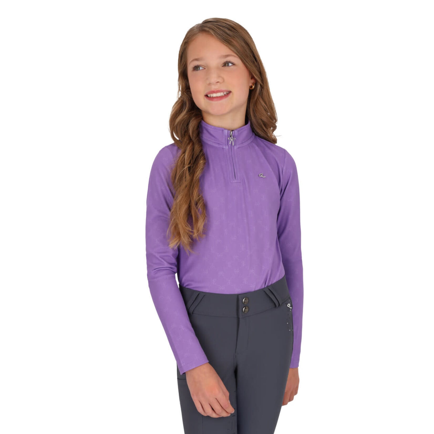 QHP Qhp Sportshirt Livora Junior Pretty Purple