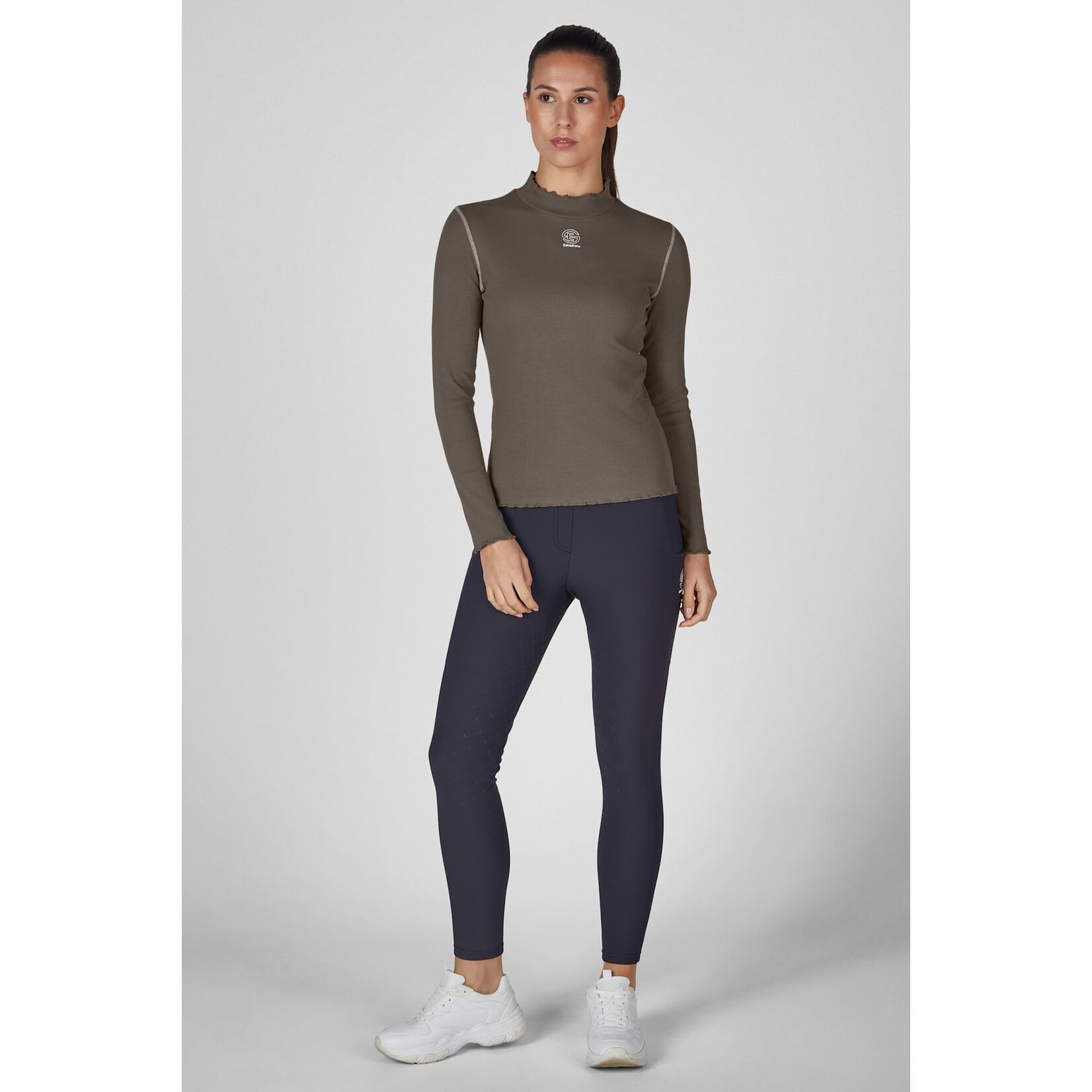 Eskadron Eskadron Dynamic Dames Coltrui Rib Powdertaupe