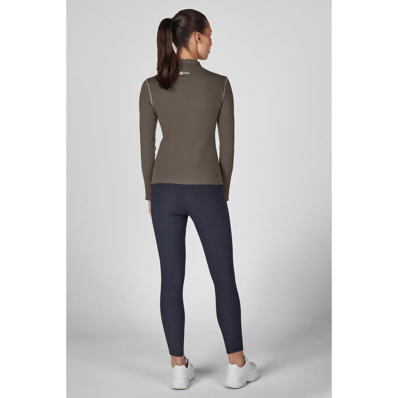 Eskadron Eskadron Dynamic Dames Coltrui Rib Powdertaupe
