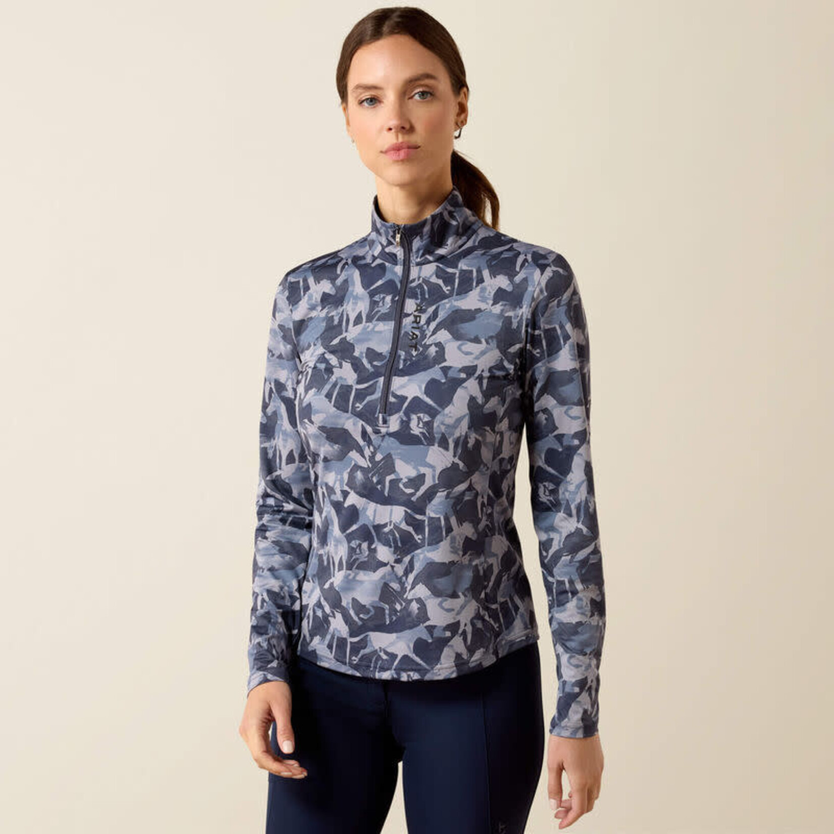 Ariat Ariat Trainingsshirt Dames Lunaveil Paardenprint