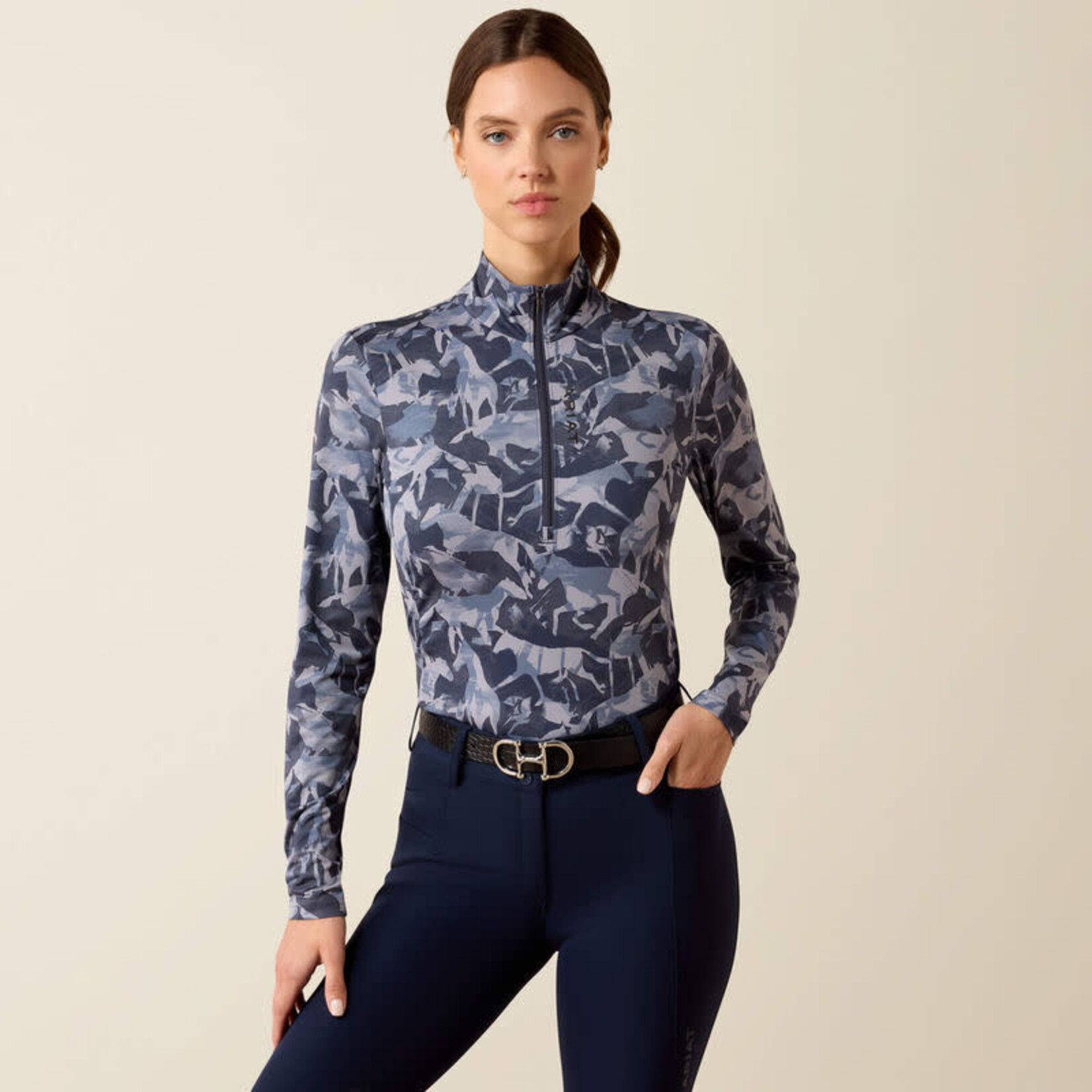 Ariat Ariat Trainingsshirt Dames Lunaveil Paardenprint