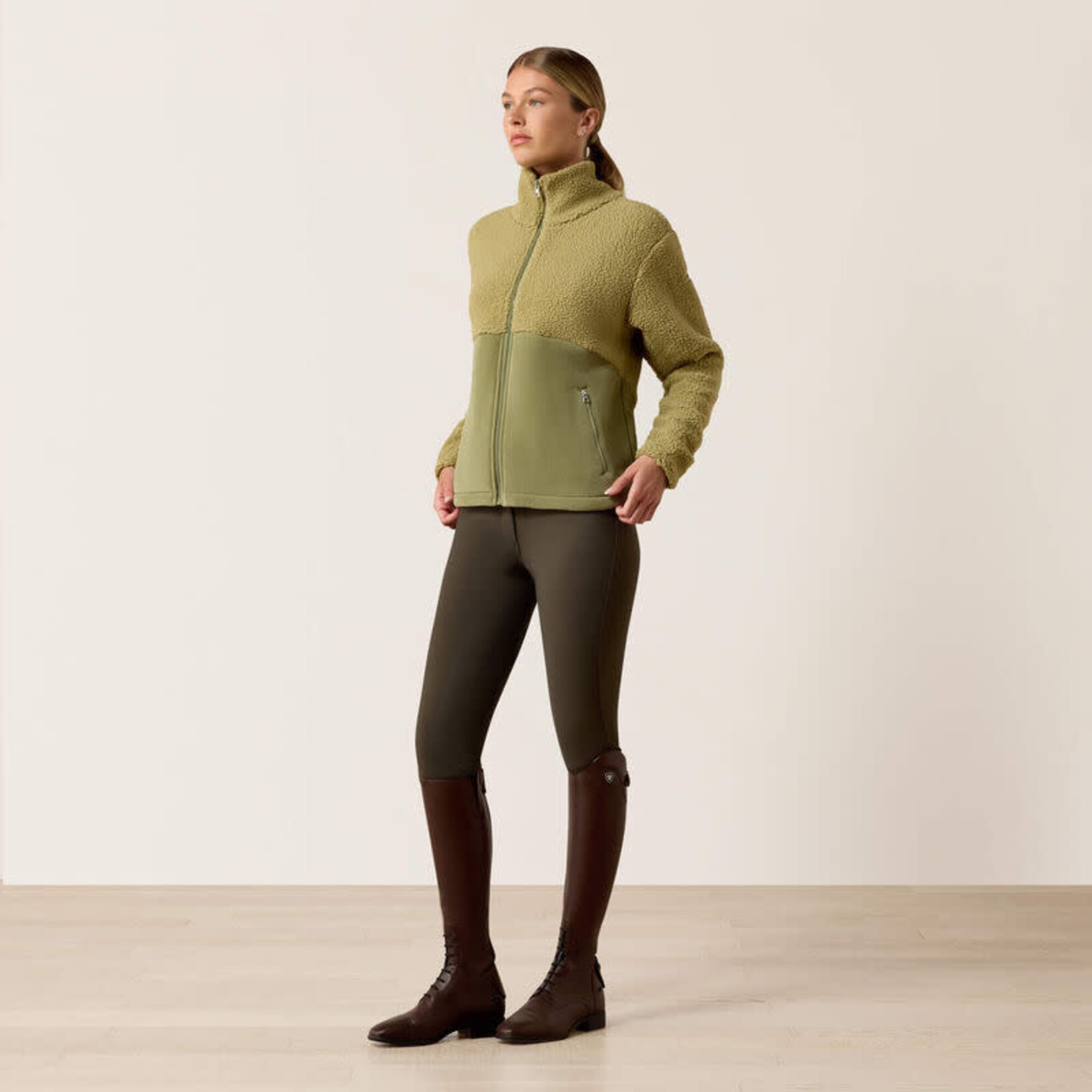 Ariat Ariat Dames Vest Teddy Groen