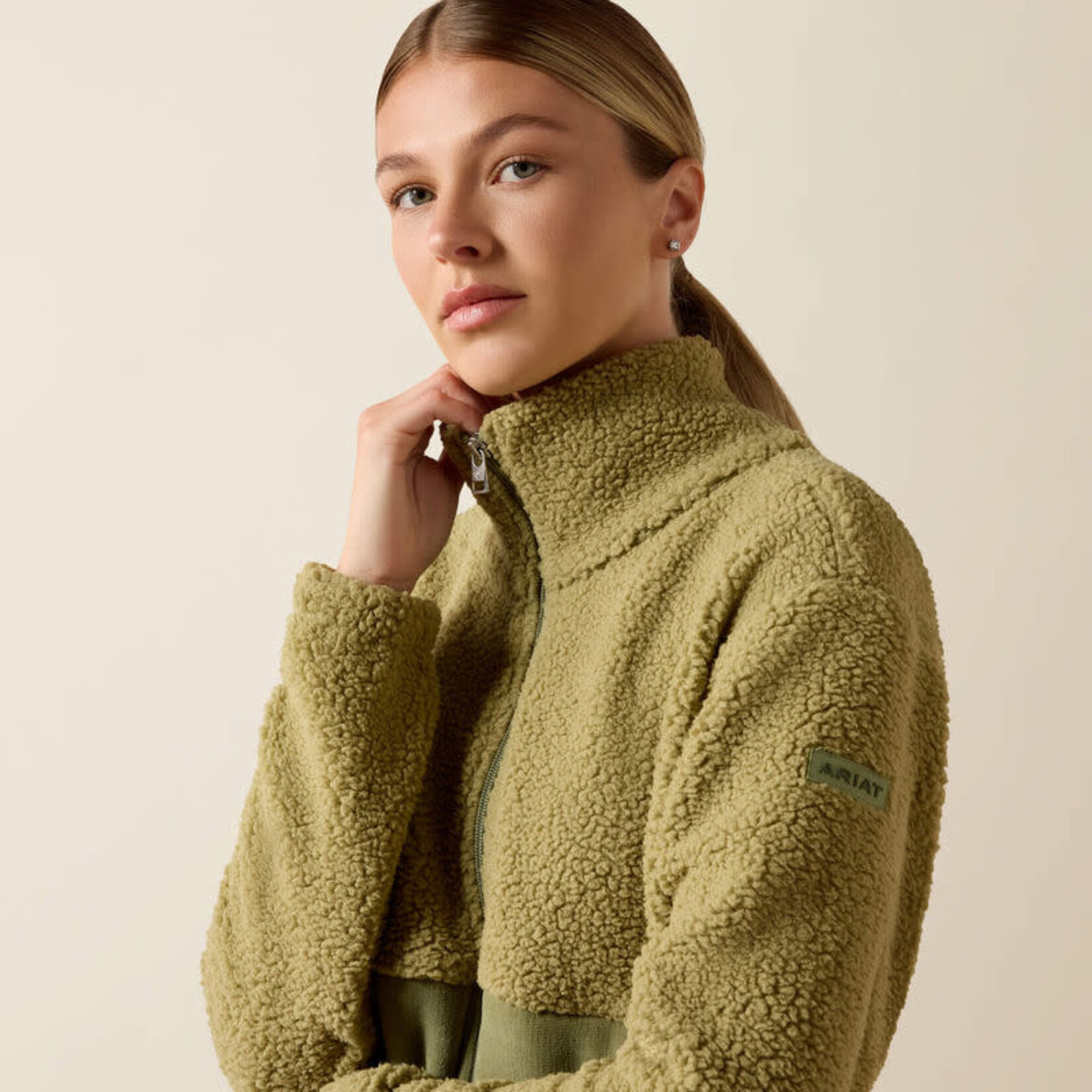 Ariat Ariat Dames Vest Teddy Groen