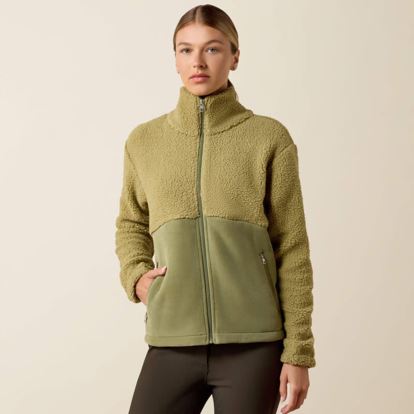 Ariat Ariat Dames Vest Teddy Groen